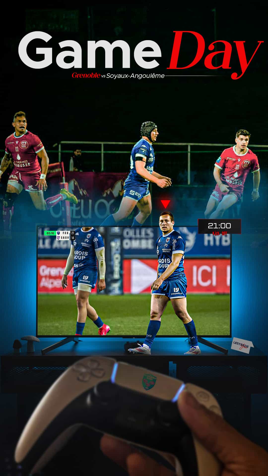 Match Grenoble Angoulême